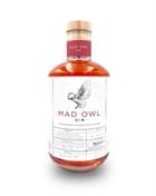 Mad Owl Rhubarb/Ginger Handcrafted Small Batch Danish Gin Liqueur 50 cl 32%